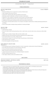 billing clerk resume sample mintresume