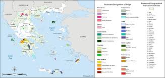Η ελλάδα καταλαμβάνει το νότιο άκρο των βαλκανίων στην ανατολική μεσόγειο θάλασσα. Greece Map Of Vineyards Wine Regions