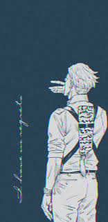 I drew nanami kento in calligraphy brush style. Whatever Lockscreens