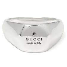 GUCCI gucci ring men グッチ 指輪 16号 シルバー ほぼ未使用 - 新品 グッチ GUCCI リング