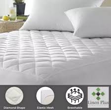Beds & mattresses for the commercial industry. Supertex Commercial Contour Mattress Pads Topper King Size Fitted Elastic Finish White Linen Plus