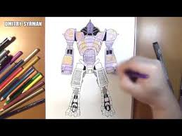 Supercoloring.com is a super fun for all ages: Speed Drawing Robot Noisy Boy Real Steel Youtube