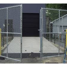 Using the woven steel wire to make the panel, it is widely used in everywhere. Hoover Fence Commercial Chain Link Fence Double Gates All 1 5 8 Galvanized Hf20 Frame Hoover Fence Co