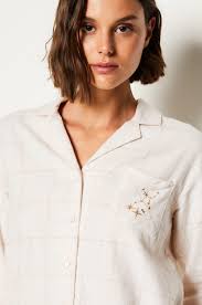 Chemise de pyjama en coton