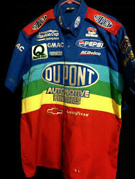 6yr · clarksonianpause · r/nr2003. Jeff Gordon Autographed 1998 Dupont Rainbow Warriors Race Used Pit Crew Shirt Race Used 360