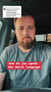 The Amish speak a German slang. It is kind of a made-up language that they  call Pennsylvania Dutch but it’s not an actual Dutch like the Netherlands.  #amish #amishtiktok #amishlanguage ...