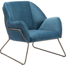 Modern Velvet Arm Chair Blue Zm Home Blue Velvet Armchair Blue Armchair Green Chair