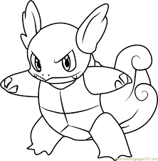 With more than 300 easy and unique pokémon coloring page options, coloring pages 101 is another great database to use. Wartortle Pokemon Coloring Page For Kids Free Pokemon Printable Coloring Pages Online For Kids Coloringpages101 Com Coloring Pages For Kids
