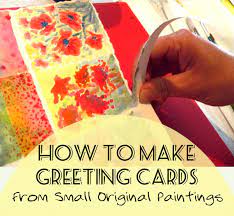 Greeting cards can get pretty expensive, especially if you have several to buy at one time. How To Create Diy Greeting Cards With Original Paintings Holidappy