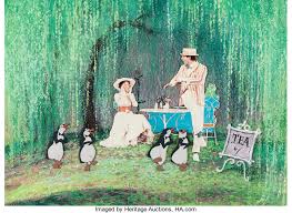 The penguins in mary poppins returns were created by duncan studio in pasadena. Mary Poppins Penguin Dancers Production Cel Walt Disney 1964 Lot 95153 Heritage Auctions
