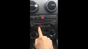 You need your radio manual and look for the radio card with your vin# and the four digit number underneath.2. Audi 2006 Unlock Safe Mode Youtube