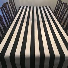 Black And White Striped Tablecloth Black And White Striped Tablecloth Table Cloth Striped Tablecloths Black And White
