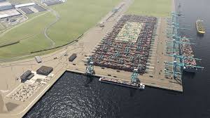 Automated Port At Rotterdam