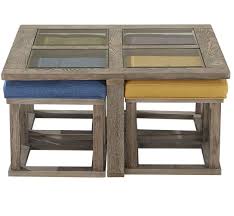 Stools upholstered with faux leather. Pin On Coffee Tables