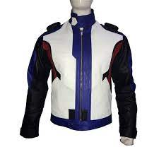 Overwatch Game Soldier 76 Leather Jacket Bikerjacket Gamingjacket Soldier76 Leatherjacket Blackandwhitej Jackets Halloween Jacket Black And White Jacket