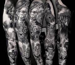 Gangster tattoos originated in japan, where each man released from prison was to apply a tattoo to distinguish it from other citizens.tattoos are a kind of stigma, shame to former criminals because of. Gangster Tattoo By Laky Tattoo Post 27908