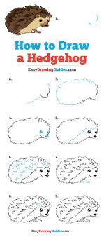 How To Draw A Hedgehog Really Easy Drawing Tutorial Drawing Tutorial Easy Drawing Tutorials For Beginners Drawing Tutorials For Kids