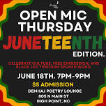 Juneteenth Open Mic