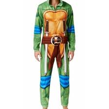 Briefly Stated New Green Mens Size Medium M Ninja Turtle Pajama Suit