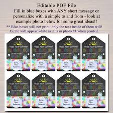 They are printable and can be attached as gift tags or simply . End Of School Year Tag Printable Non Candy Bubbles Gift Tidylady Printables