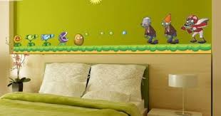 Wall Decals Plants Vs Zombies High Quality Removable Vinyl Wall Stickers Room Kids Shared Bedroom Room Makeover
