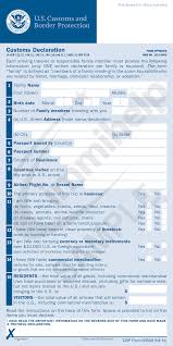 Embassy and consulate of kenya. Sample U S Customs Declaration Form 6059b