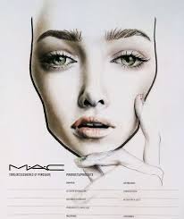 Face Chart All About The Eyebrows Mac Mac Face Chart By