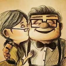 See more ideas about disney up, disney love, disney pixar. Up Carl Ellie Aufbugeln Fur T Shirt Andere Licht Color Stoffe 1 Ebay
