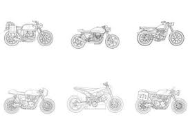 Motorcycle stencil for painting kids or baby room mural sku233 istencil paint this sweet motorcycle stencil on your baby nursery or kids room wall for a transportation theme. Colecao Gratuita De Motos Para Pintar Motonews Andar De Moto