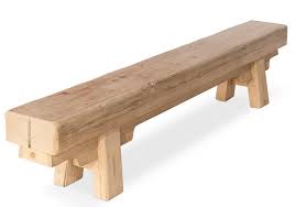 Solid Old Pine Beam Bench Furniture Luxury Home Furniture Painting Wooden Furniture