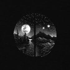 Detailed drawing in the style of vintage. Earth And Mars Illustration Thanks For Helping Me Get To 20k Everyone Black Paper Drawing Black Ink Art Galaxy Drawings