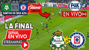 First half ends, santos laguna 0, cruz azul 0. En Vivo Santos Vs Cruz Azul Fox Sports Cruz Azul Vs Santos La Final Ida Youtube