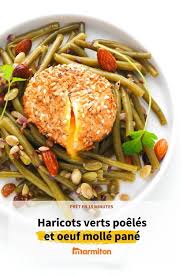 Haricots Verts Poeles Et œuf Mollet Pane Recette Haricots Verts Recette Haricot Vert Haricot