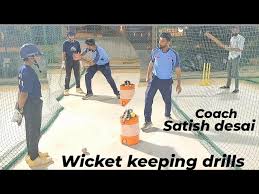 Wicket keeping coaching drills video #tccricketacademypalanpur 🏏coach  satish desai banaskantha