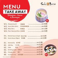 For the latest updates, check. Sushi Mentai å³æ—¥èµ·æä¾›å¤–å–æœåŠ¡ ç›´æŽ¥é€šè¿‡whatsapp ä¸‹å• æ¯ç¢Ÿå¯¿å¸åªéœ€rm1 80èµ· Leesharing