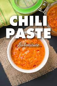 Chili Paste Substitute Chili Pepper Madness