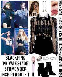 Blackpink 5th Member Outfits On Instagram Blackpink Private Stage Chapter 1 5th Member Insp Kpop Fashion Outfits Stage Outfits Bts Inspired Outfits
