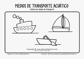 El transporte marítimo puede trasladar personas (pasajeros) o cosas (cargas sólidas, líquidas o gaseosas) por mar de un punto geográfico a otro a bordo de un buque. Imagenes De Animales Terrestres Acuaticos Y Aereos Para Colorear Buscar Con Medios De Transporte Dibujos Medios De Transporte Acuaticos Medios De Transporte