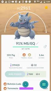 ms eq the real potential of rhydon as attacker pokemon