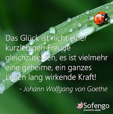 Das Gluck Ist Nicht Einer Kurzlebigen Freude Gleichzusetzen Es Ist Vielmehr Eine Geheime Ein Ganze Von Goethe Johann Wolfgang Von Goethe Gedanken Fur Den Tag