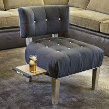 Couef Renn Side Chair With Left Side Shelf Chair Side Chairs Contemporary Accent Chair