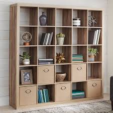 Better Homes And Gardens 25 Cube Organizer Room Divider Weathered Room Divider Bookcase Cube Storage Cube Organizer