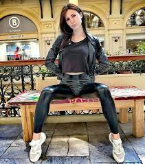 lederlady leder leggings hubsche frau leder