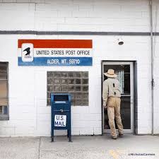U S Post Office In Alder Montana Post Office Site History State History