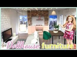 Diy Dollhouse Furniture For Barbie Dolls Youtube Barbie Haus Puppenhaus Barbie