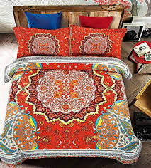 Amazon warehouse great deals on quality used products : Duvet Cover Set Moroccan Style Bohemian Hippie Gypsy African Ethnic Printed Quilt Half Set Inc 2 Pillow Cases King Essence Buy Online In Maldives At Maldives Desertcart Com Productid 60892250