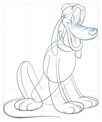 Draw pluto by following this drawing lesson. How To Draw Pluto The Dog å›½é™… è›‹è›‹èµž