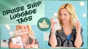 Cruise Ship Luggage Tags Youtube