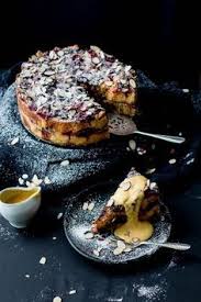 Rhubarb Raspberry Dark Chocolate Bread Butter Pudding Cake The Brick Kitchen Recipe Chocolate Bread Pudding Cake Food