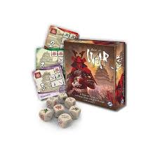 War chest es un juego de mesa que cuenta con una mecánica de bag building dentro de un juego el juego terminará cuando un jugador, o un equipo, en el caso de jugar hasta 4 jugadores, hayan. Age Of War
